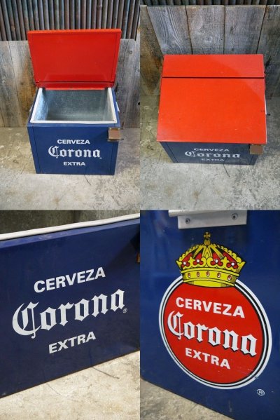 画像1: ビンテージ ERVEZA Corona EXTRA クーラーBOX