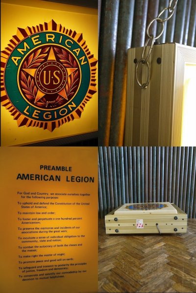 画像2: ビンテージ U.S. AMERICAN LEGION ライトサイン