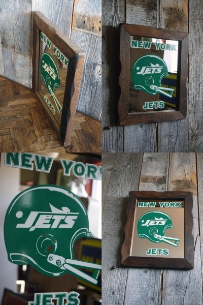画像2: ビンテージ　NEW　YORK　JETS　ミラー