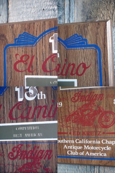 画像1: ビンテージ El Camino 13TH Award shield