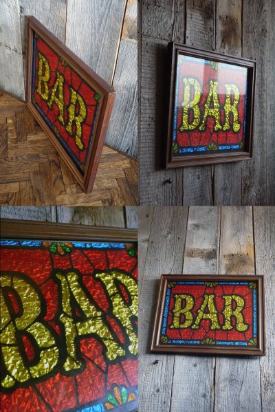 画像1: ビンテー　BAR　ミラーサイン