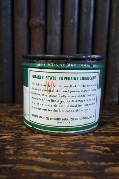 画像1: ビンテージ QUAKERSTATE Lubrication缶
