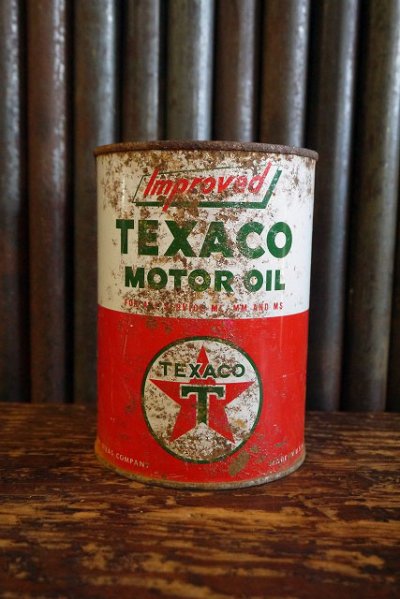 画像1: ビンテージ TEXACO MOTOR OIL缶
