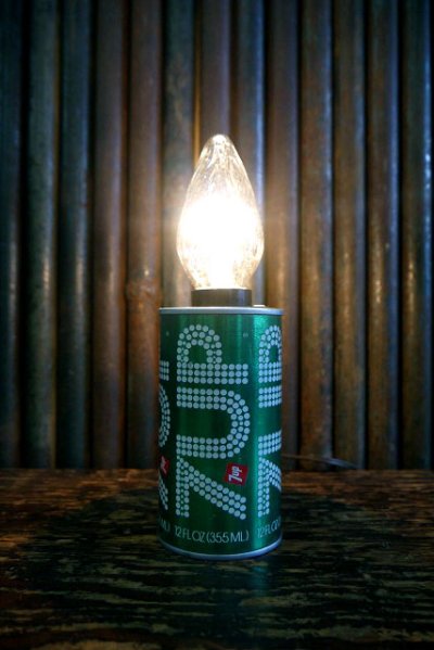 画像1: ビンテージ 7up テーブルランプ B
