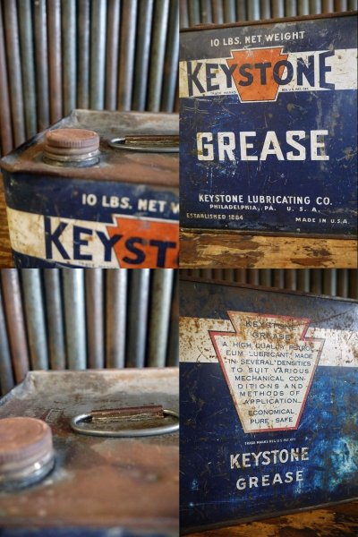 画像2: ビンテージ　KEYSTONE　GREASE　缶