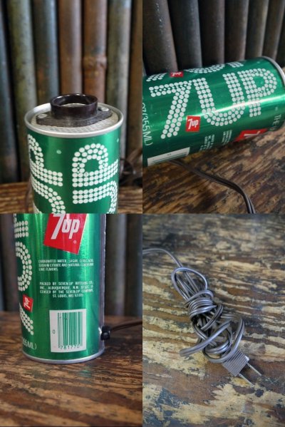 画像2: ビンテージ 7up テーブルランプ B