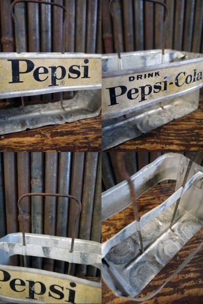 画像2: ビンテージ PEPSI-COLA ボトルキャリーケース