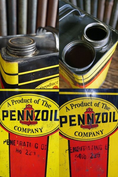 画像2: ビンテージ PENNZOIL OIL缶