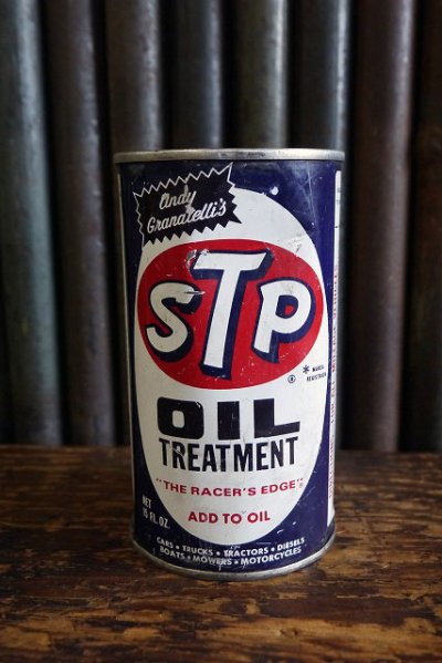 画像1: ビンテージ　STP　OIL　TREATMENT缶　