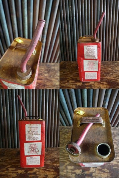 画像2: ビンテージ EAGLE GASOLINE缶