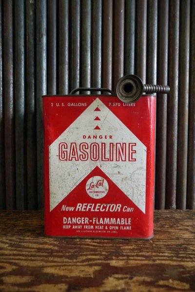 画像1: ビンテージ La‐Cal GASOLINE缶