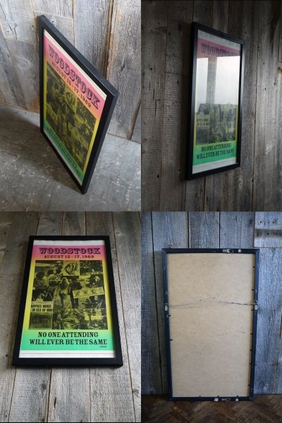 画像3: ビンテージ WOODSTOCK ポスター壁掛け