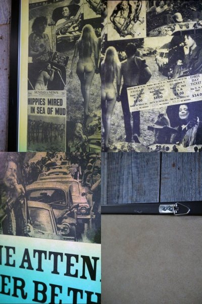 画像2: ビンテージ WOODSTOCK ポスター壁掛け