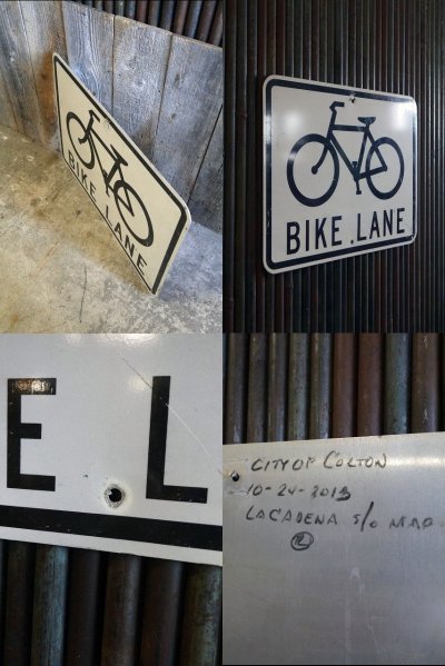 画像2: USA BIKE LANE ロードサイン