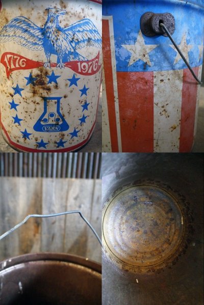 画像2: ビンテージ 1776-1976 VARN メタル缶