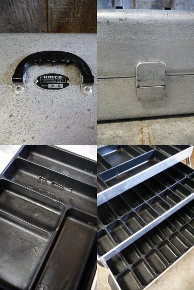 画像2: ビンテージ UMCO タックルボックス MODEL 205A