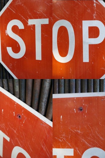 画像1: USA STOP 大型ロードサイン