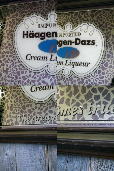 画像2: ビンテージ Haagen-Dazs パブミラー