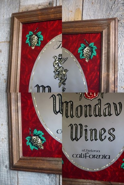 画像2: ビンテージ Mondavi Wines パブミラー