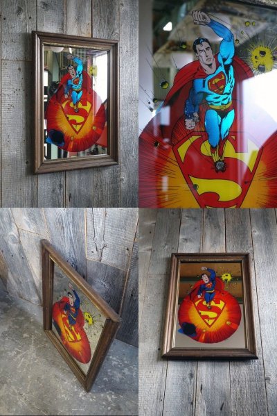画像2: ビンテージ SUPERMAN ミラー