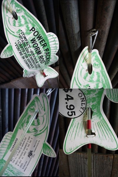 画像2: ビンテージ D.Stock POWER PACKED WORM ROD