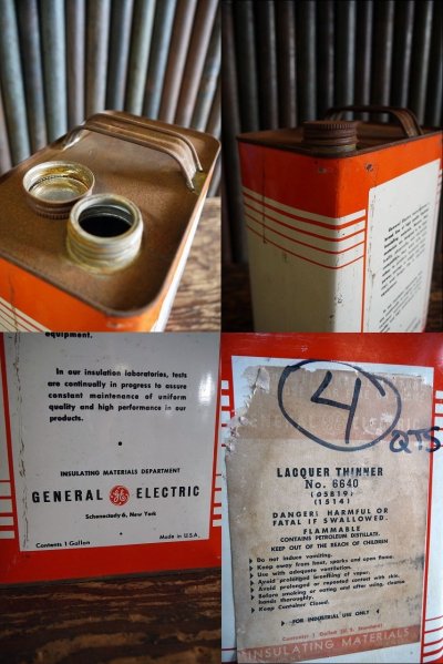 画像2: ビンテージ　GENERAL　ELECTRIC　PAINT　THINNER缶　