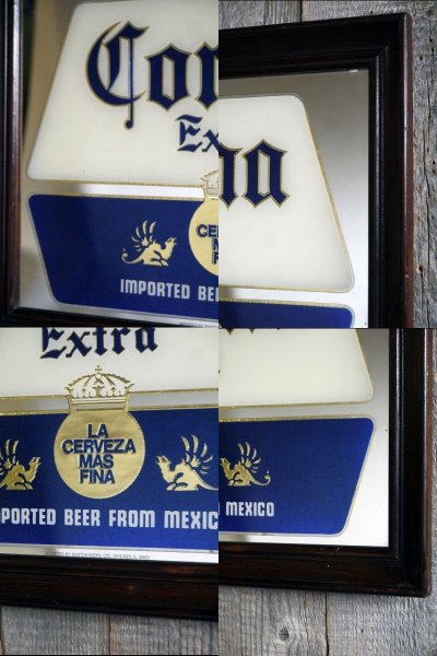 画像1: ビンテージ Corona Extra パブミラー