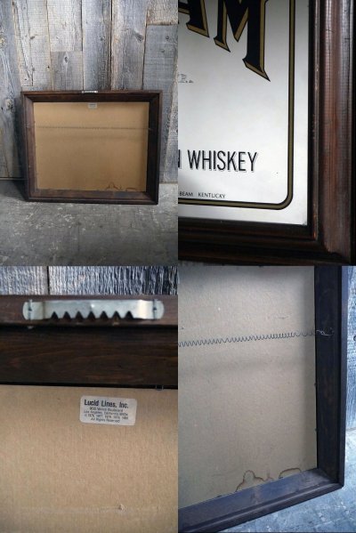 画像3: ビンテージ JIM BEAM パブミラー
