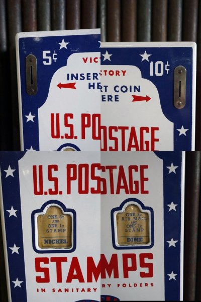 画像1: ビンテージ U.S. POSTAGE STAMPS ベンディングマシーン