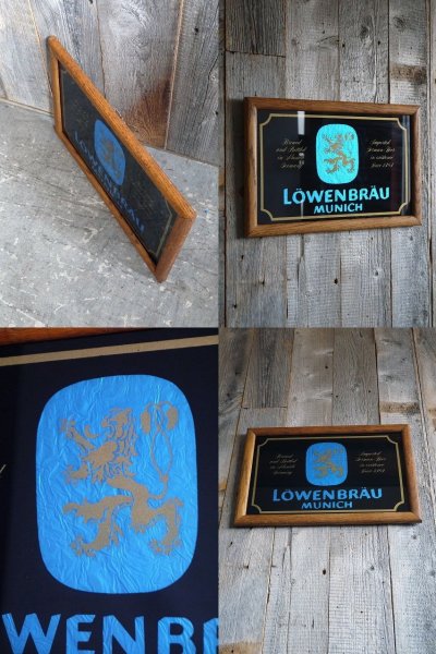 画像2: ビンテージ LOWENBRAU パブミラー