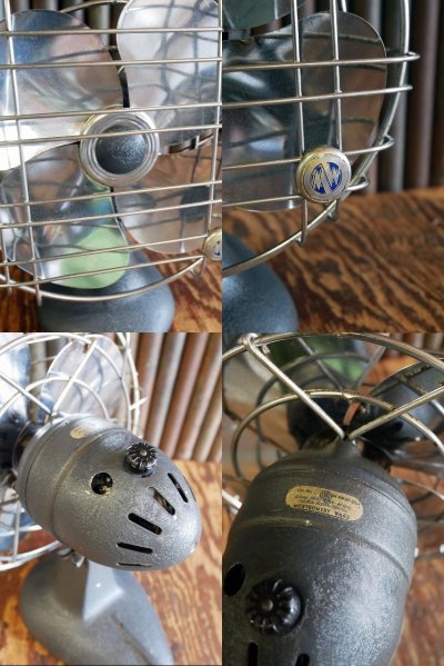 画像2: アンティーク Montgomery Ward メタルファン