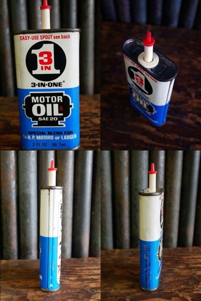 画像2: ビンテージ 3-IN₋ONE ミニOIL缶 C