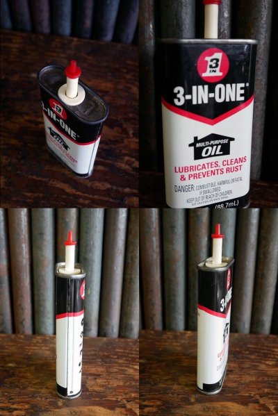 画像2: ビンテージ 3-IN₋ONE ミニOIL缶 A