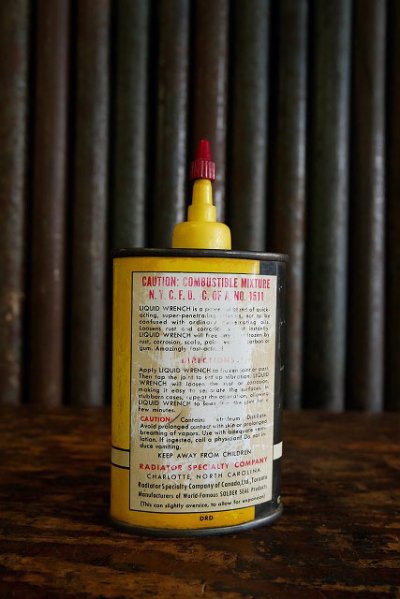 画像1: ビンテージ Liquid WRENCH ミニOIL缶 B