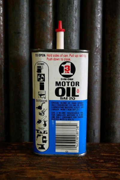 画像1: ビンテージ 3-IN₋ONE ミニOIL缶 C