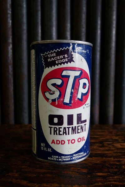 画像1: ビンテージ　STP　OIL缶　