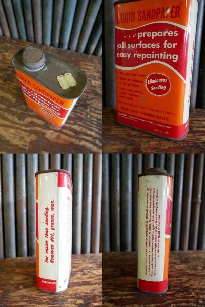 画像2: ビンテージ LIQUID SANDPAPER メンテナンス缶