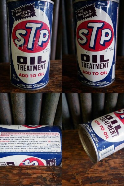 画像2: ビンテージ　STP　OIL缶　