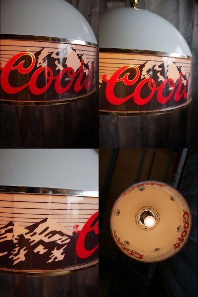 画像2: ビンテージ COORS プールランプ