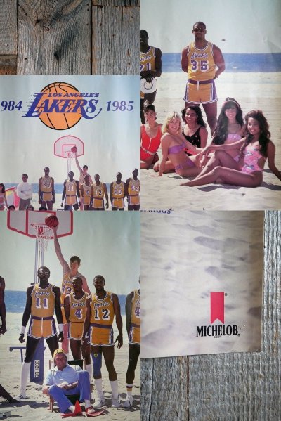 画像1: ビンテージ　LAKERS　×　MICHELOB　ポスター