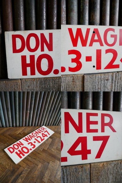 画像2: ビンテージ DON WAGNER サイン