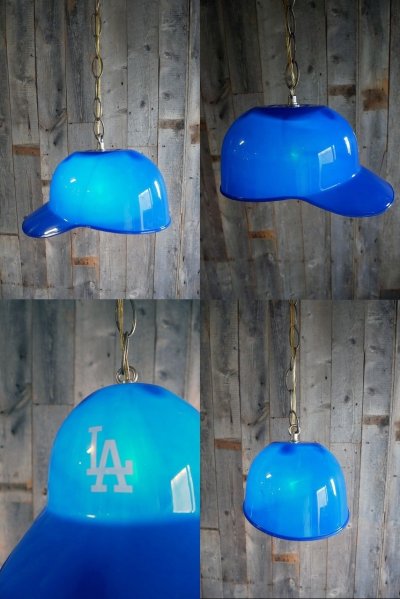 画像1: ビンテージ LA Dodgers ヘルメットランプ
