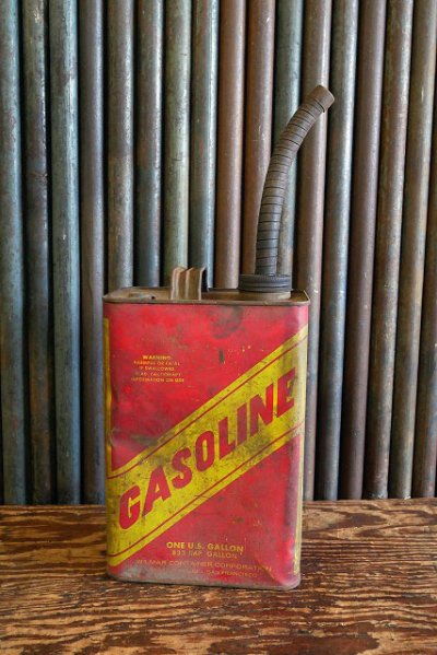 画像1: ビンテージ　GASOLINE缶
