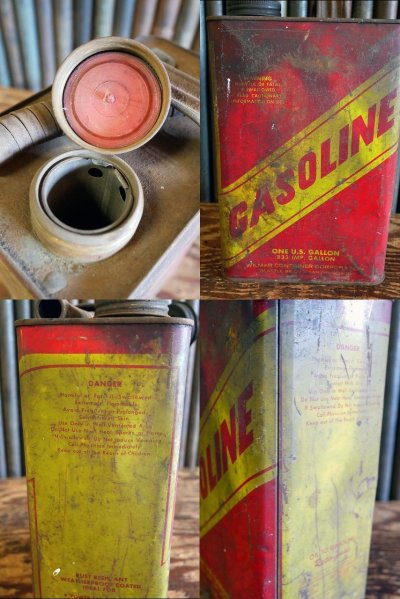 画像2: ビンテージ　GASOLINE缶