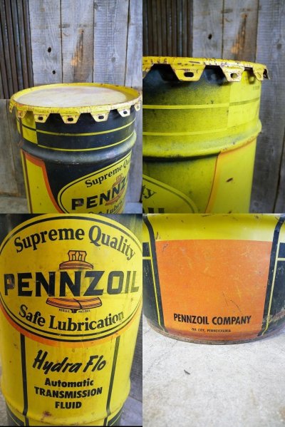 画像2: ビンテージ PENNZOIL Safe lubrication 缶
