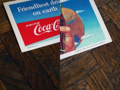 画像2: ビンテージ Coca-Cola インクブロッター A