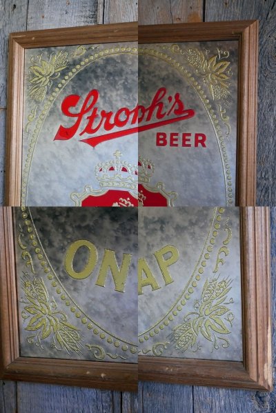 画像2: ビンテージ Stroh's BEER ON TAP パブミラ―