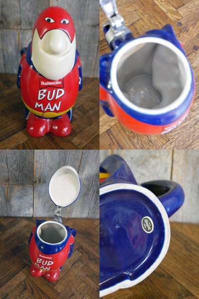 画像2: ビンテージ BUDMAN 陶器マグカップ