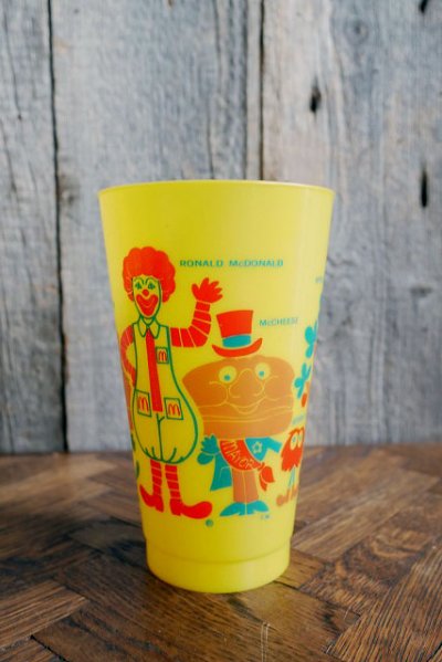 画像1: ビンテージ D,STOCK マクドナルド プラスチックカップ B