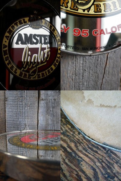 画像2: ビンテージ　AMSTEL　Light　BEER　パブミラー　B